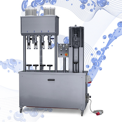 Semiautomatic bottling lines